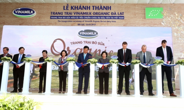 Vinammilk khánh thành trang trại bò sữa organic tiêu chuẩn châu Âu đầu tiên tại Lâm Đồng